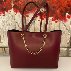 Coach Signature Chain Tote